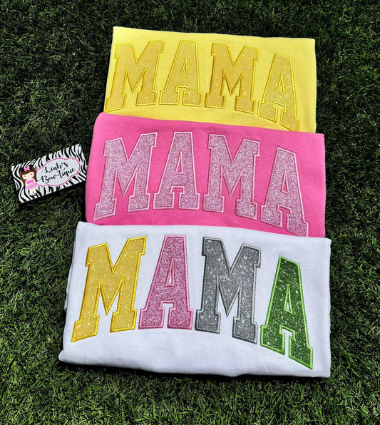 MAMA Embroidery tee